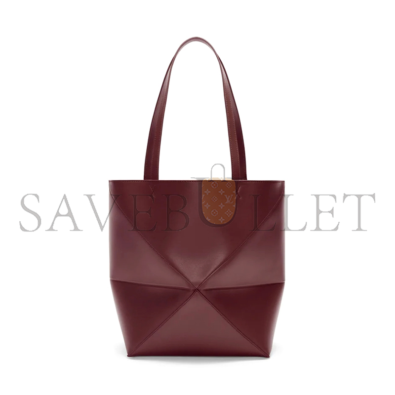 LOEWE MEDIUM PUZZLE FOLD TOTE IN SHINY CALFSKIN A657G50X01 05 (31.5*25.5*14.5cm)